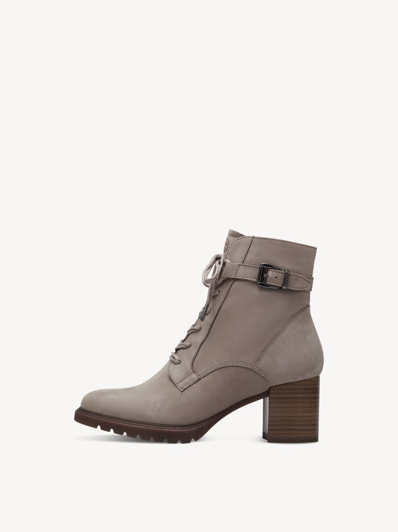 Tamaris | Stiefelette - Beige | Taupe Nubuc