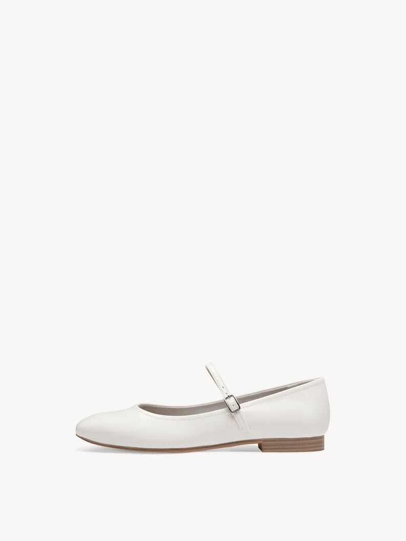 Tamaris | Ballerina - White | White Patent