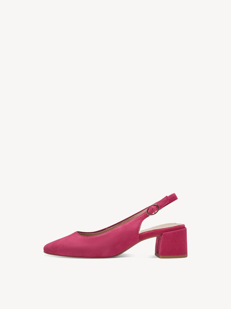 Tamaris | Lederslingpumps - Pink | Fuxia