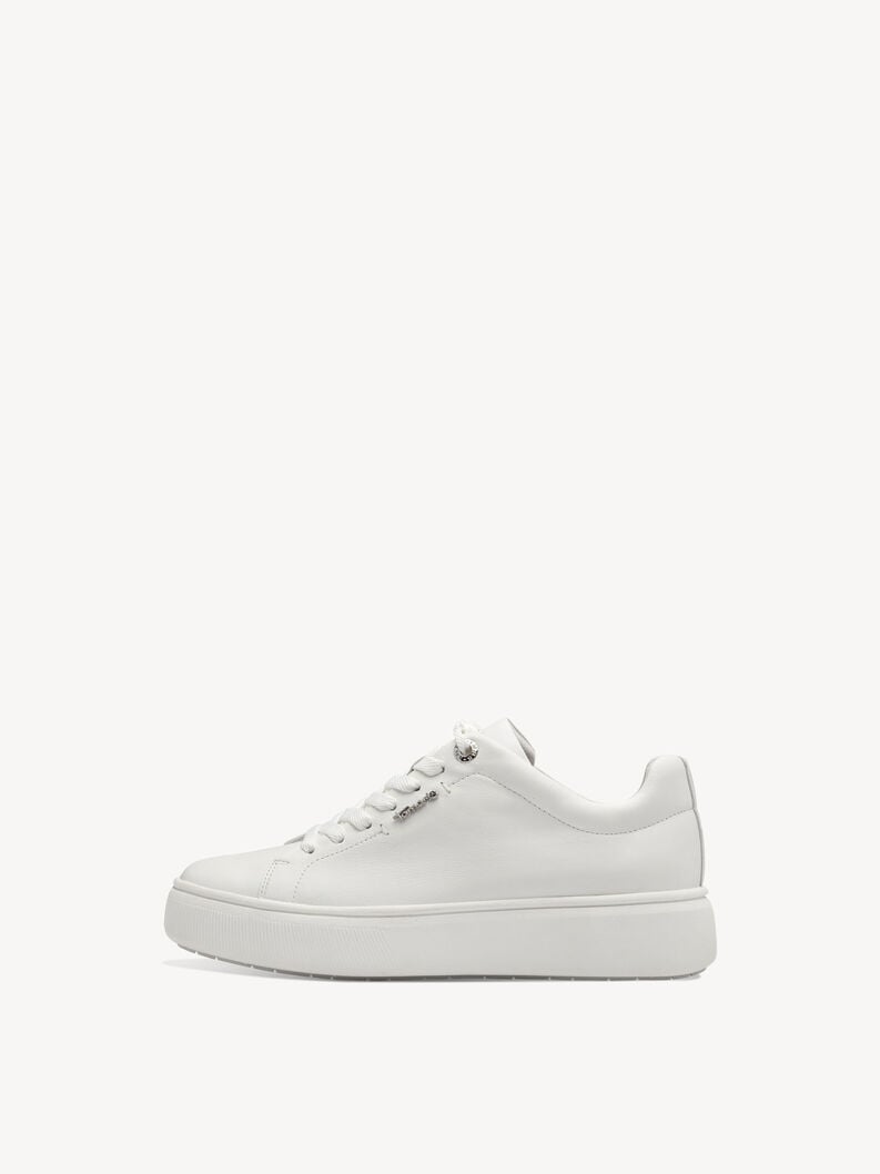 Tamaris | Ledersneaker - White | White Leather