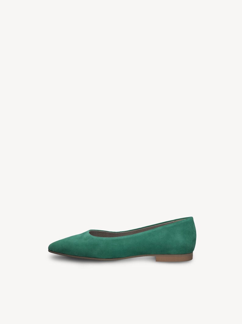 Tamaris | Lederballerina - Green | Green