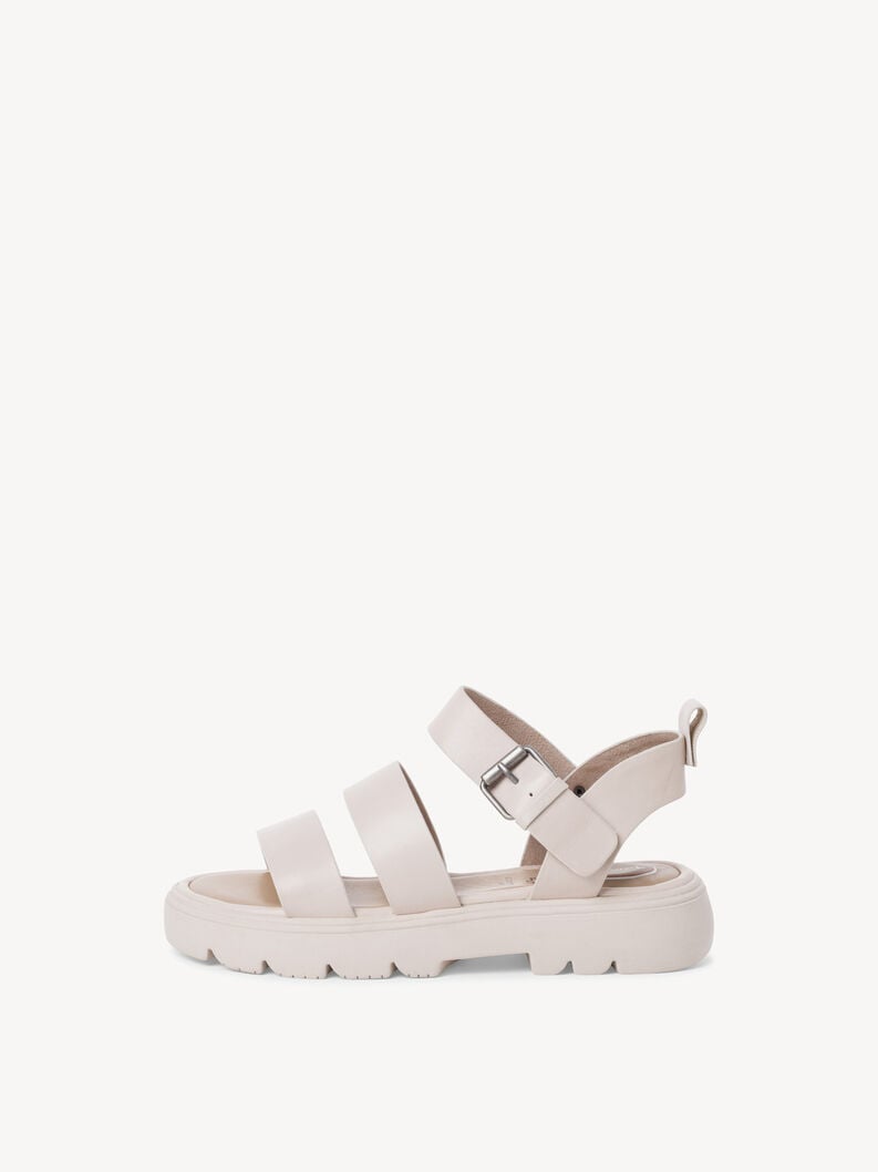 Tamaris | Ledersandale - White | Offwhite