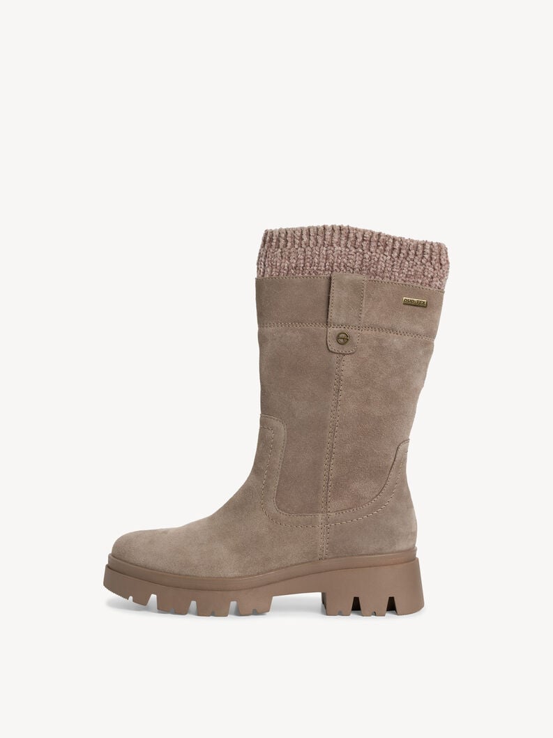 Tamaris | Lederstiefelette - Braun | Taupe