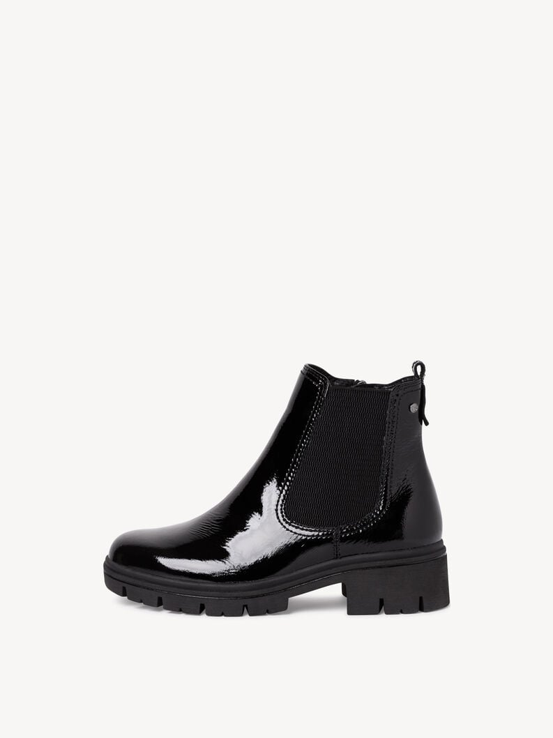 Tamaris | Leder Chelsea Boot - Schwarz | Black Patent