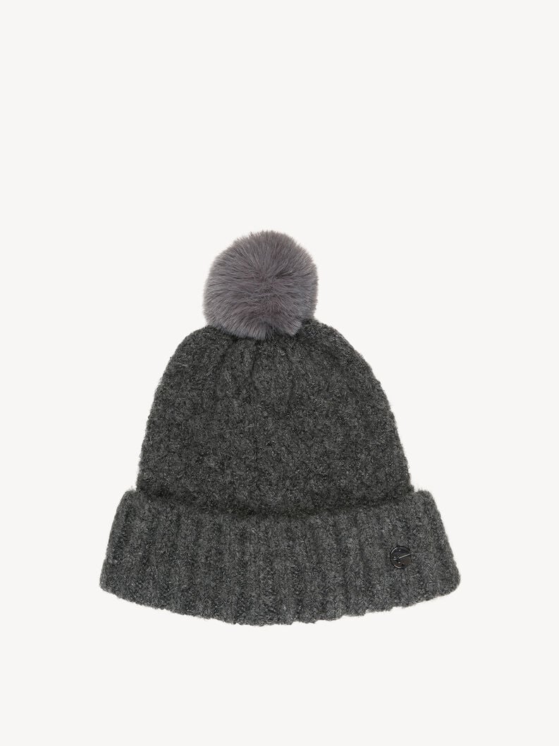 Tamaris | Beanie - Schwarz | Jet Black& Quiet Shade