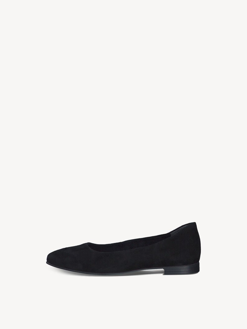 Tamaris | Lederballerina - Schwarz | Black