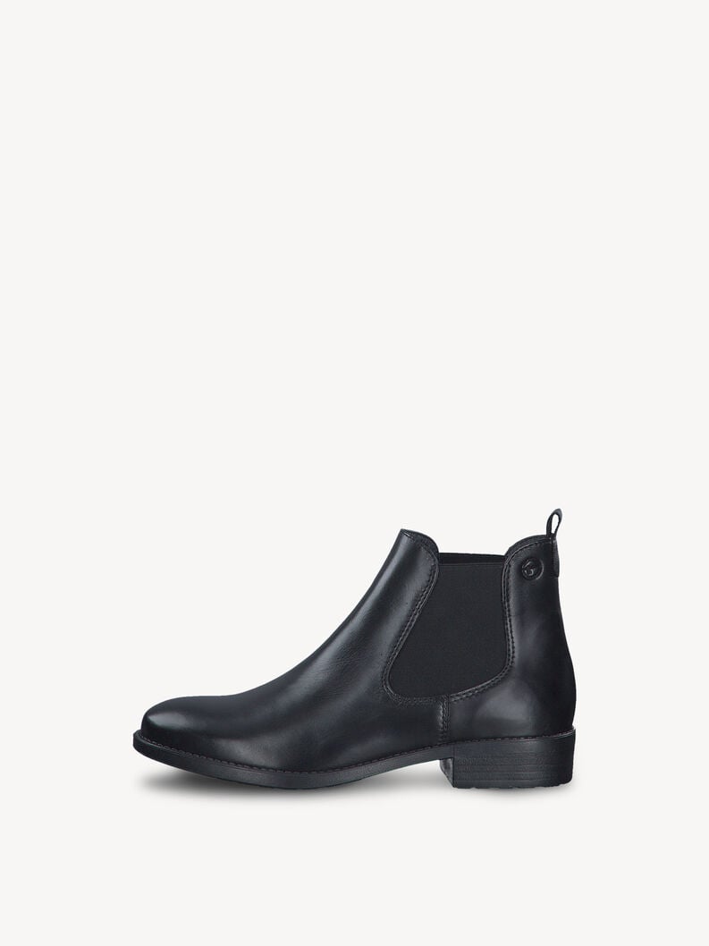 Tamaris | Leder Chelsea Boot - Schwarz | Black Leather