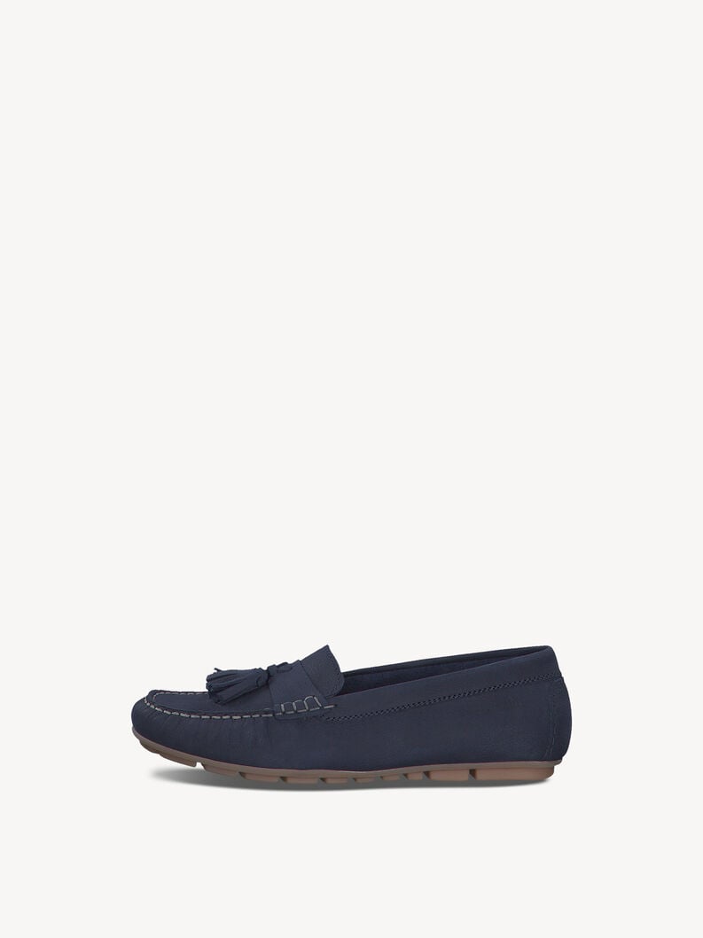 Tamaris | Ledermoccassin - Blau | Navy