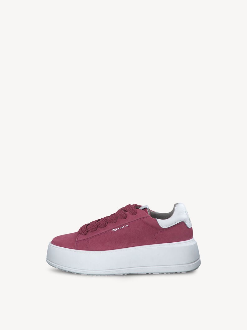 Tamaris | Ledersneaker - Pink | Fuxia