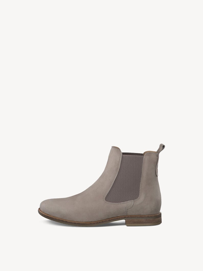 Tamaris | Leder Chelsea Boot - Beige | Taupe