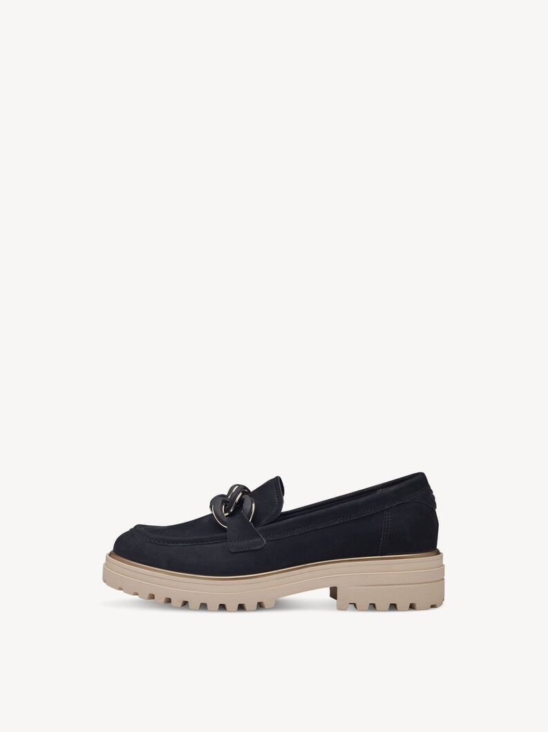 Tamaris | Lederslipper - Blau | Navy