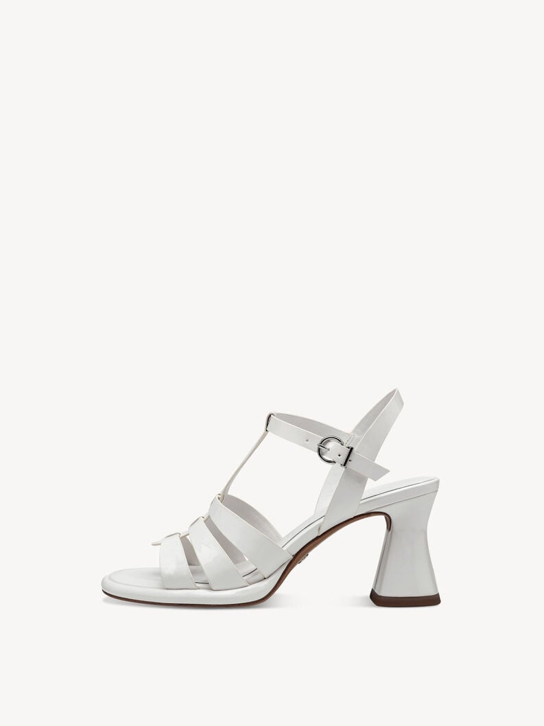 Tamaris | Sandalette - White | White Patent