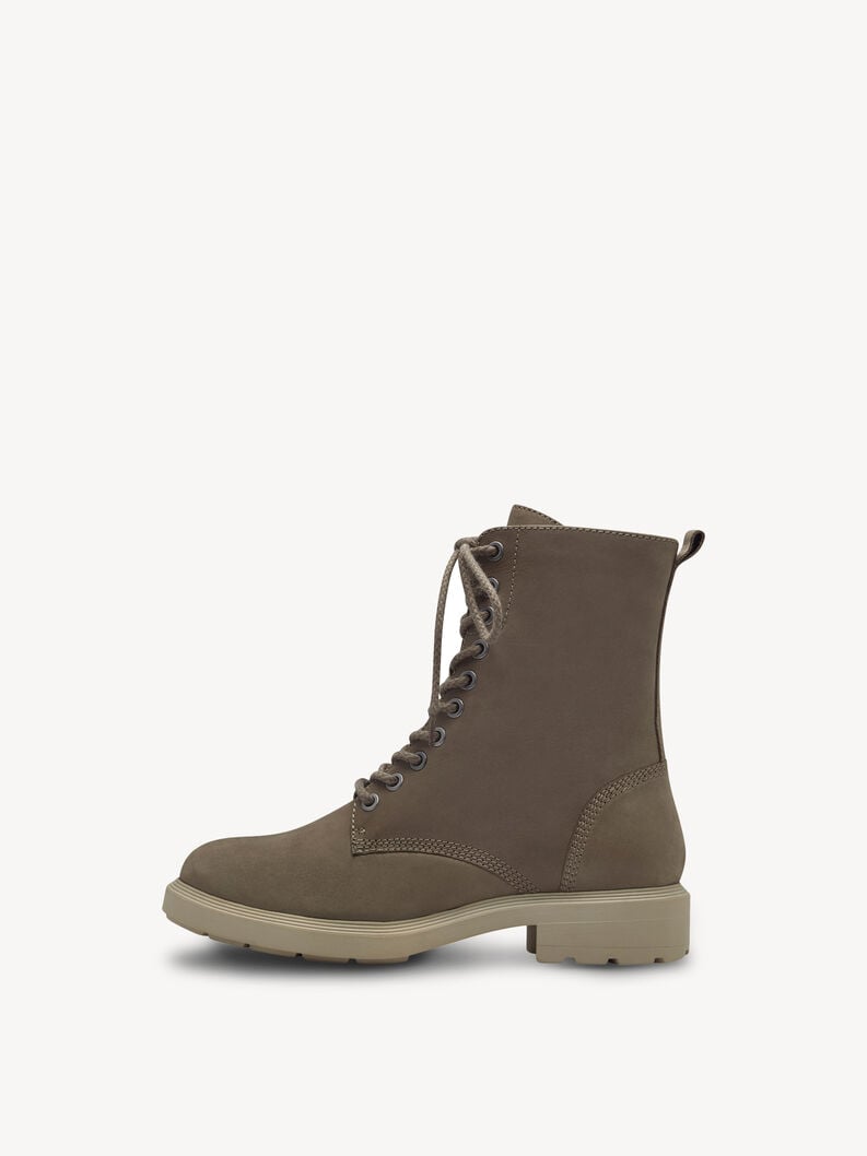 Tamaris | Lederstiefelette - Grau | Stone