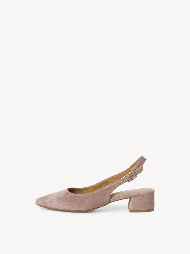 Tamaris | Lederslingpumps - Beige | Taupe