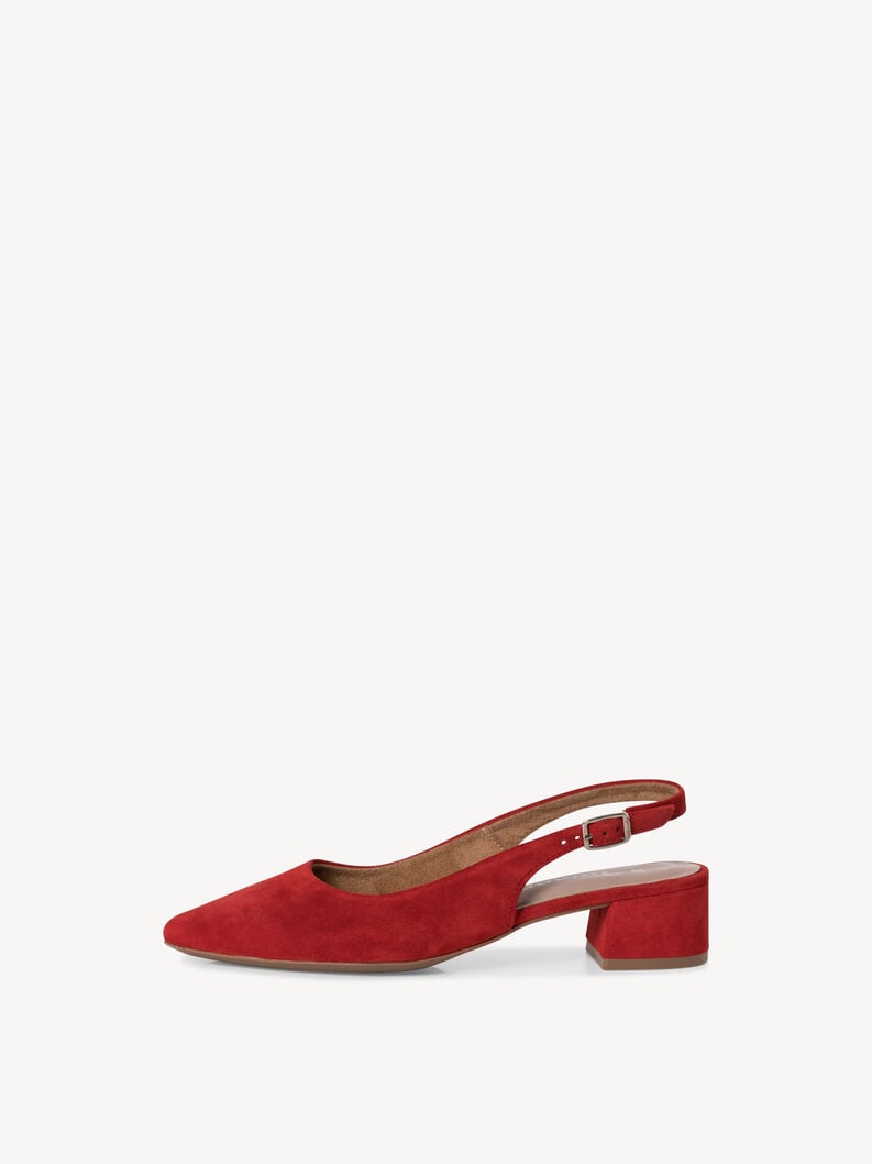 Tamaris | Lederslingpumps - Rot | Red