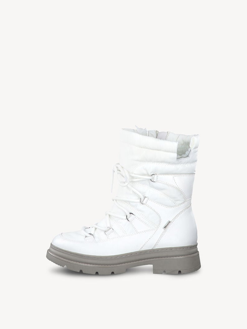 Tamaris | Stiefelette - White Warmfutter | Offwhite Comb