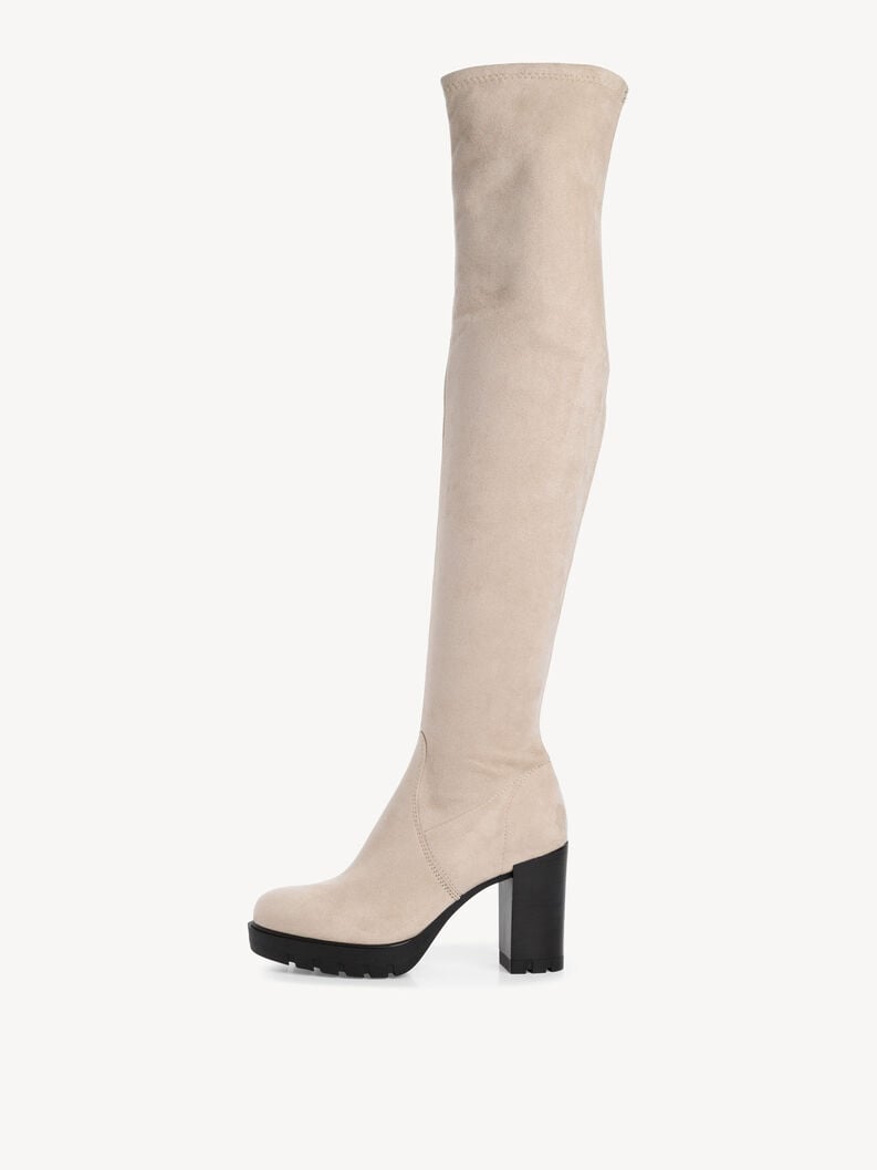 Tamaris | Overknee - Beige | Ivory