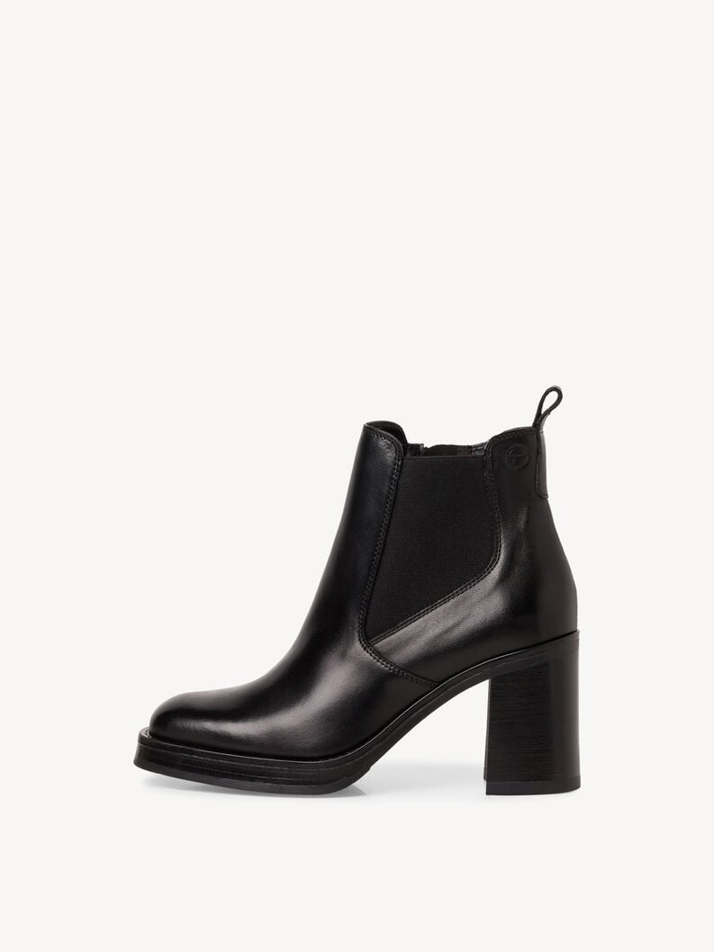 Tamaris | Leder Chelsea Boot - Schwarz | Black Leather