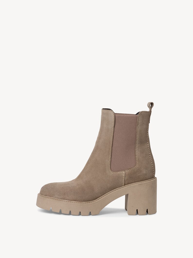 Tamaris | Leder Chelsea Boot - Beige | Taupe