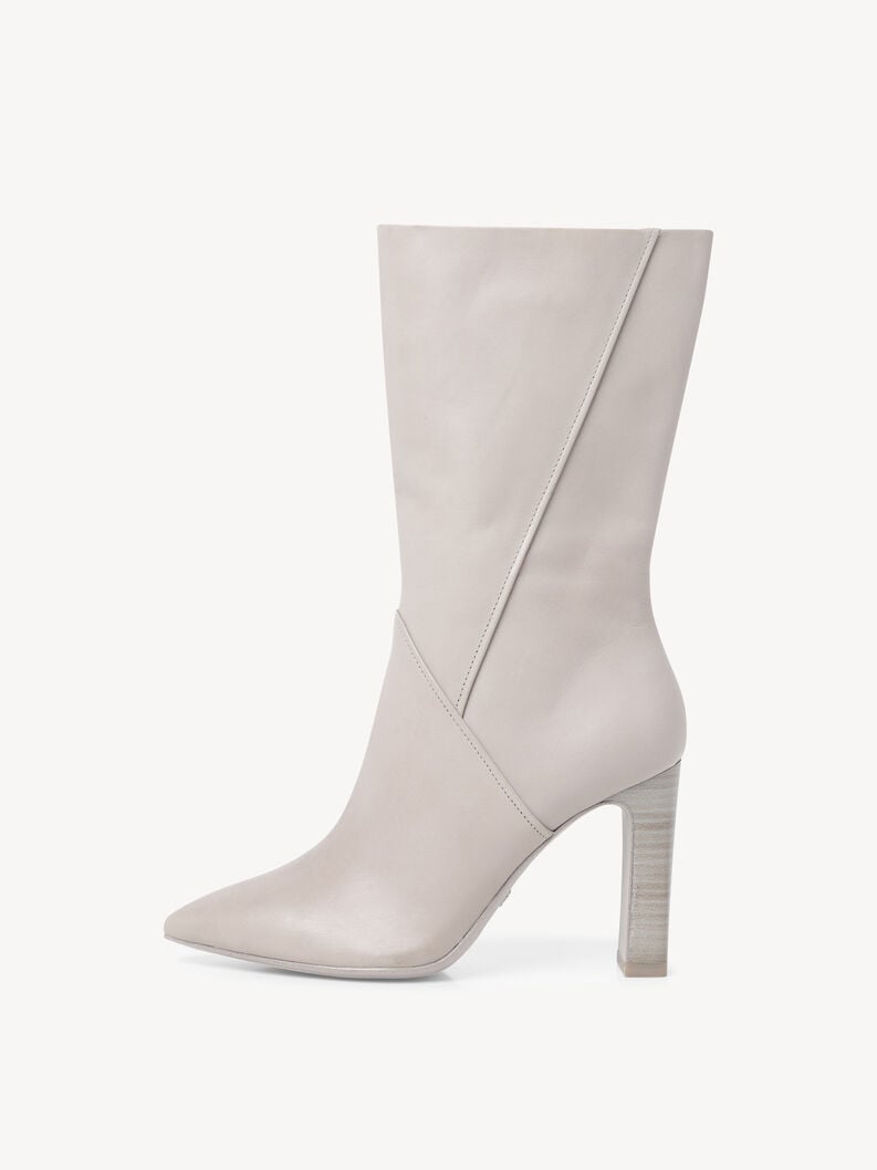 Tamaris | Lederstiefelette - Grau | Pale Grey