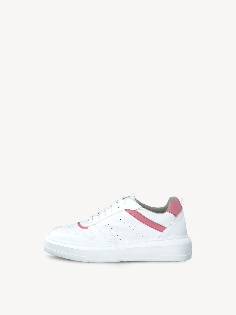 Tamaris | Sneaker - White | Wht/Raspberry