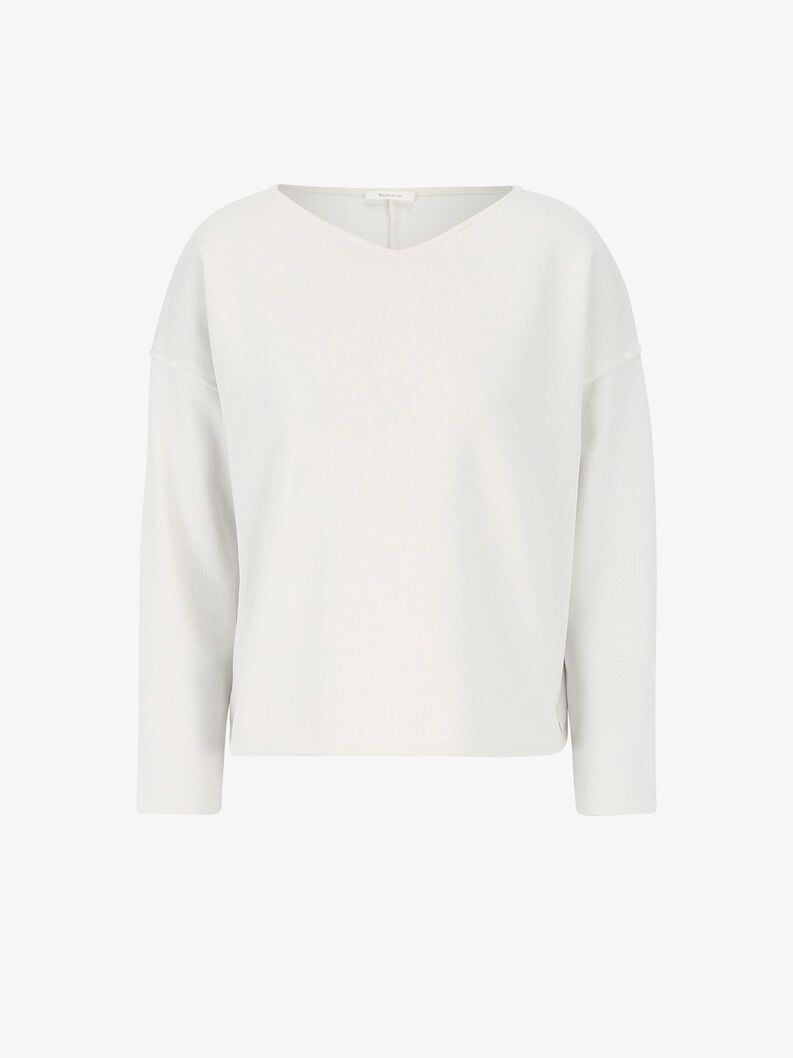 Tamaris | Sweatshirt - White | Sugar Swizzle